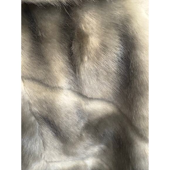 Eliza J Faux Fur Coat Capelet Bolero Shrug Size M - Picture 4 of 5